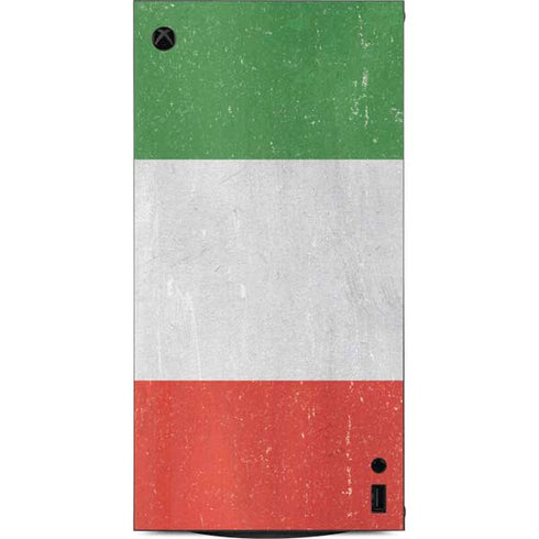 Italy Flag Distressed XBox Series X Digital Edition Console Skin